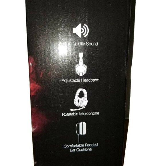 Gaming Headset Headphones PC‎ Led Light - Picture 3 of 3